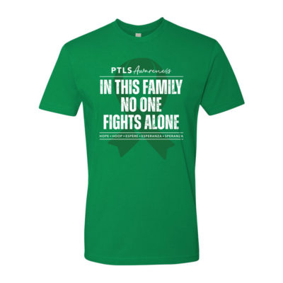 In This Family No One Fights Alone Tee - Kelly Green